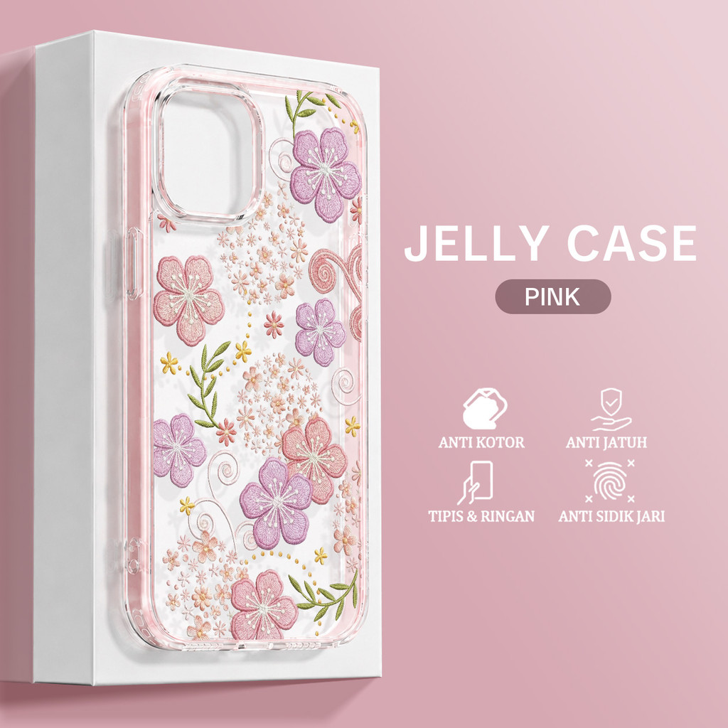 ดอกไม้ [Tong_O] เคสOppo 16F Reno 16 Pro 5G Reno 15 5G 15F 15 Pro Max A6C 4G A6 A6X A5X A3 A3 A3X 14F