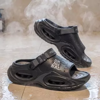 FOYA SHOES รองเท้าแตะกีฬาEVAผู้ชาย พื้นหนา5ซม นุ่มใส่สบาย ทนทาน กันลื่น สไตล์อินสตา ไม่มีกลิ่น ส่งกรุงเทพ