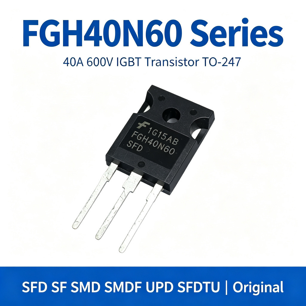 5PCS FGH40N60SFD FGH40N60SF FGH40N60SMD FGH40N60SMDF FGH40N60UPD FGH40N60SFDTU เดิมแท้ชิปประสิทธิภาพ