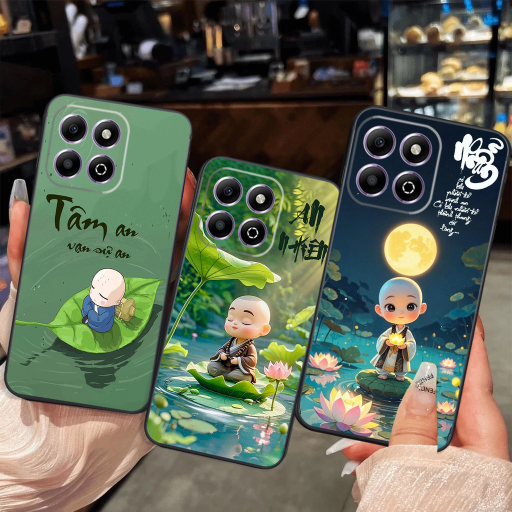 Honor X6b / X8b / X5b / X5b Plus Case การประดิษฐ์ตัวอักษรของสันติภาพสันติภาพของจิตใจแหวน