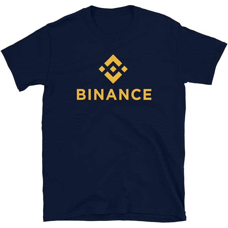 เสื้อยืดผ้าฝ้ายผู้ชาย Hogue WS LLC Binance T-Shirt ผ้าฝ้ายคุณภาพสูงแขนสั้น