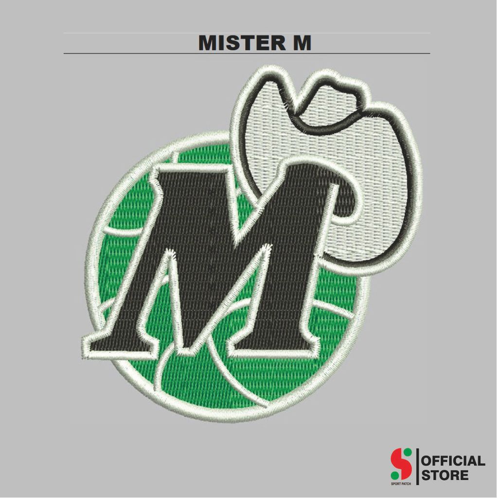 SPORT-69 PATCH LOGO/EMBLEM M DALLAS MAVERICKS