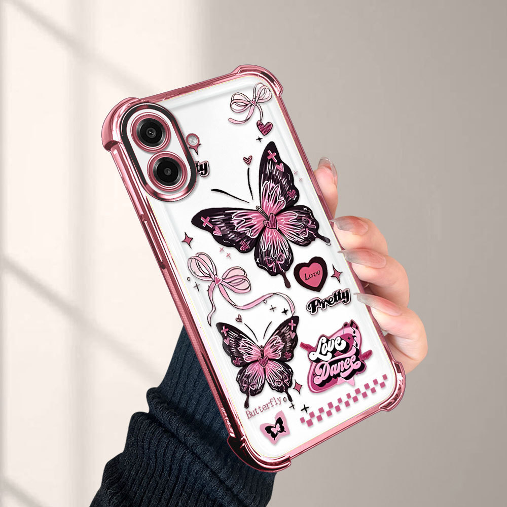 เคส กันมุม สำหรับ For Samsung Galaxy A07 4G เคสโทรศัพท์ เคสซัมซุง เคสนิ่ม Anti Drop โปร่งใส TPU Silicone Shell FS2089