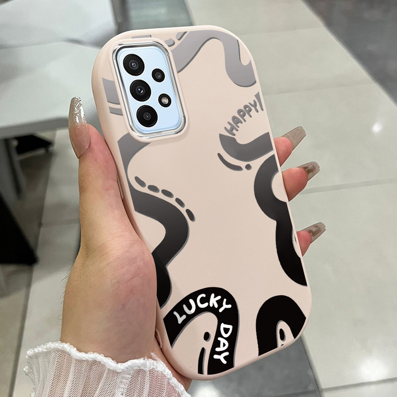 เคส ใช้ได้กับ Samsung A23 4G A23 5G เคสแฟชั่นการ์ตูน