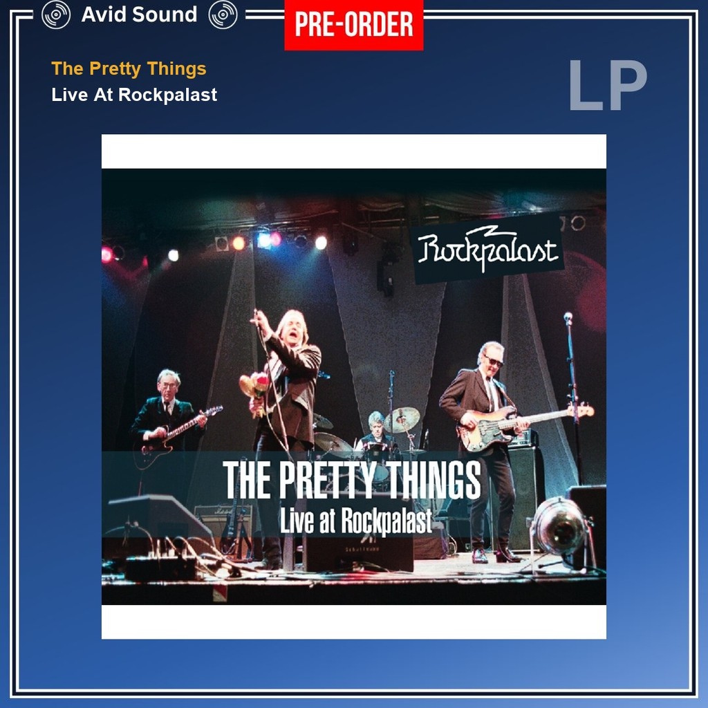 Pre-Order แผ่นเสียง The Pretty Things Live At Rockpalast ใหม่ ซีล The Pretty Things Vinyl LP