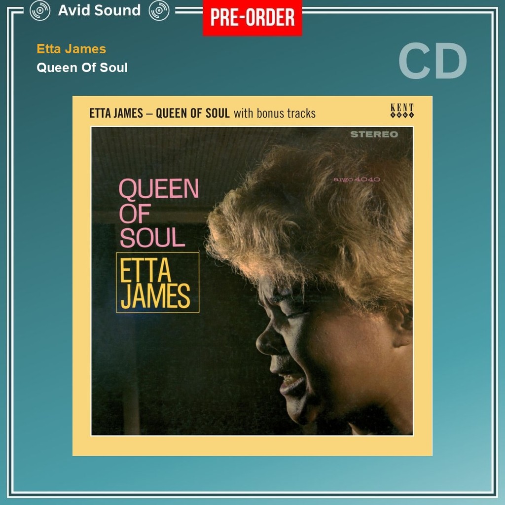Pre-Order CD แผ่นซีดี Etta James Queen Of Soul ใหม่ ซีล Etta James CD