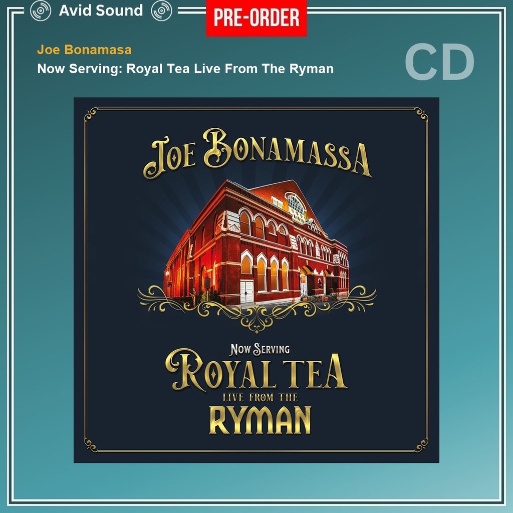 Pre-Order CD แผ่นซีดี Joe Bonamasa Now Serving: Royal Tea Live From The Ryman ใหม่ ซีล Joe Bonamasa 