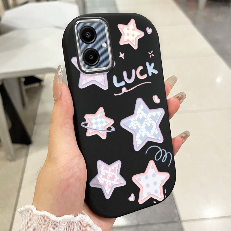 SAMSUNG เคสใช้ได้กับSamsung A06 4G A06 5G A05 F05 M05 A05sกรณีการ์ตูนStar