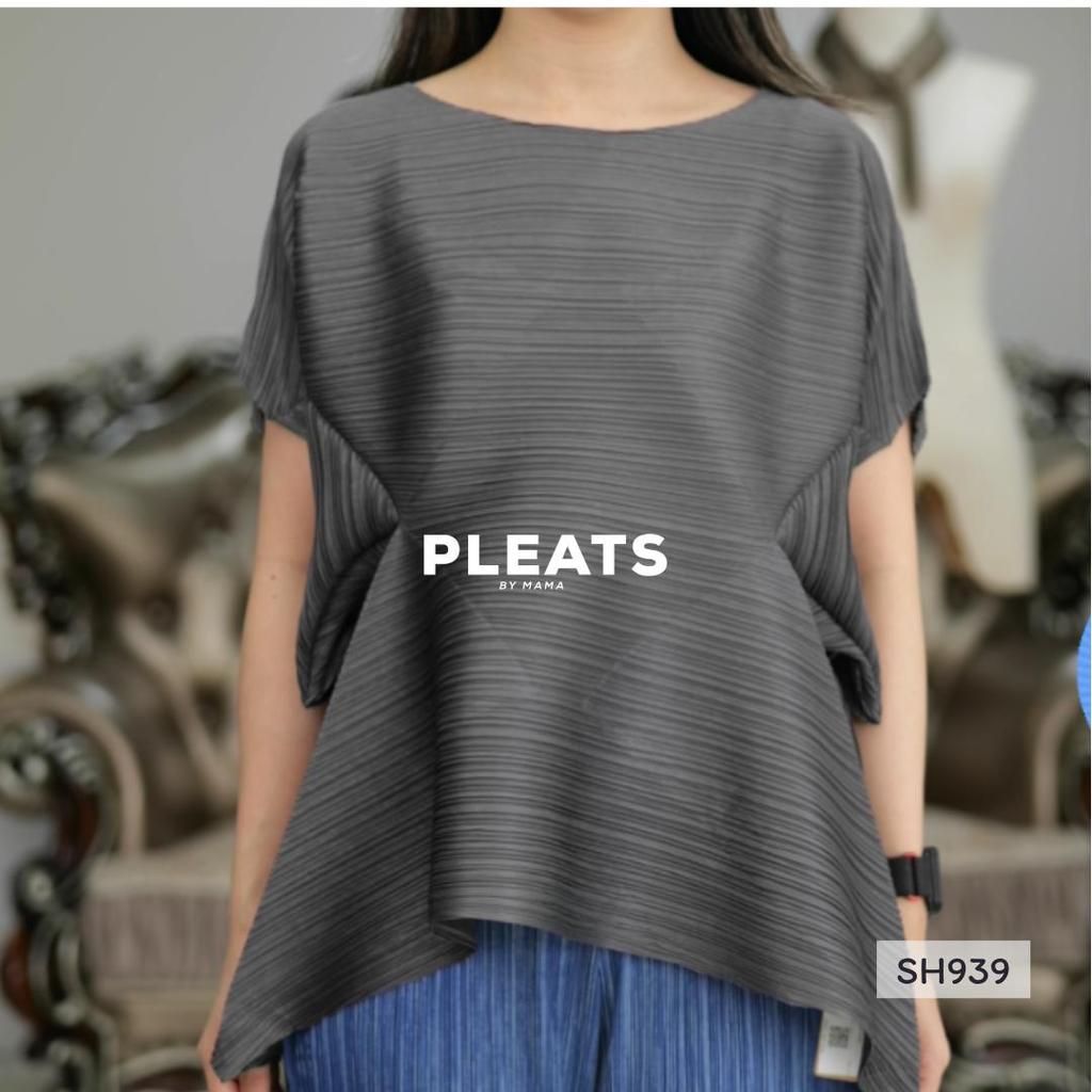 SH939 - ( เสื้ออัดพลีท ) PLEATS BY MAMA SHIRT