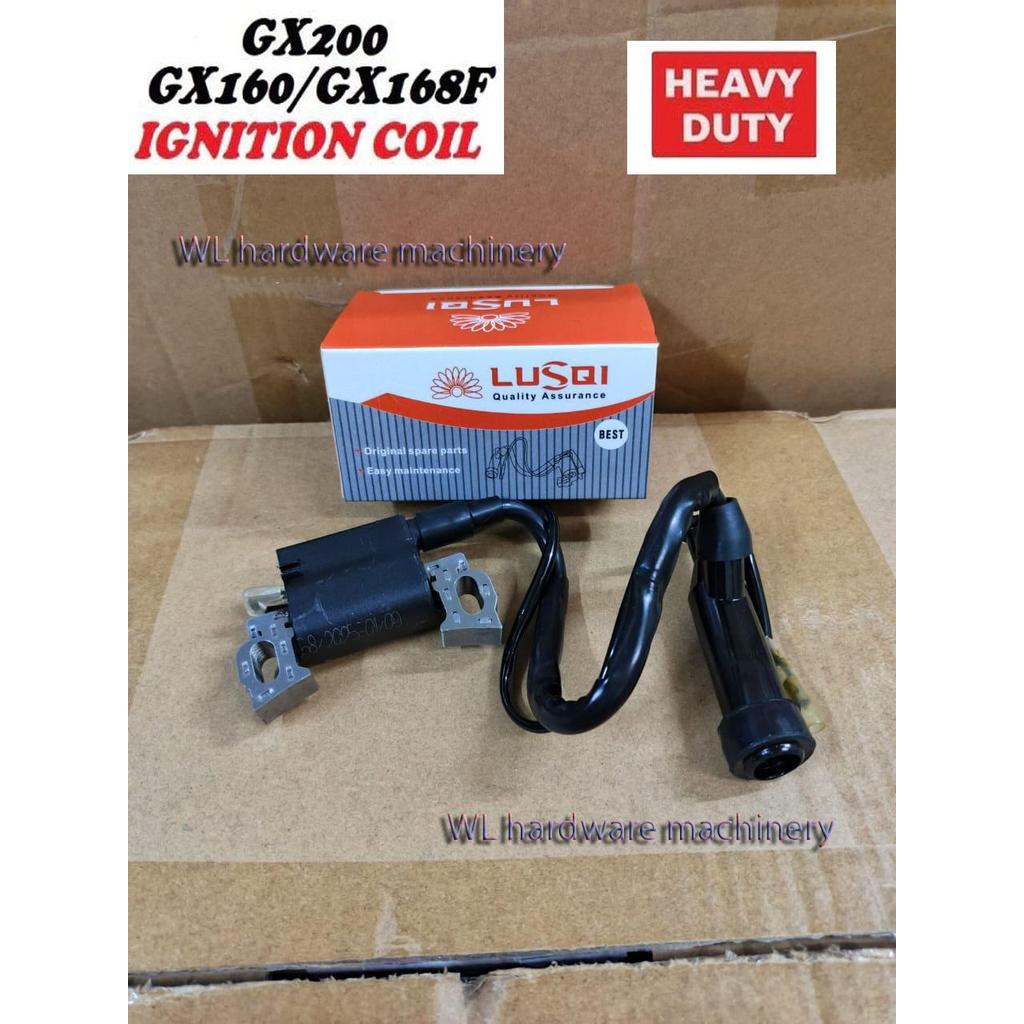 LUSQI Honda GX160 GX168F GX200 ปลั๊กขดลวด GX168 168F 170F Magneto Heavy Duty คอยล์จุดระเบิดสําหรับMe