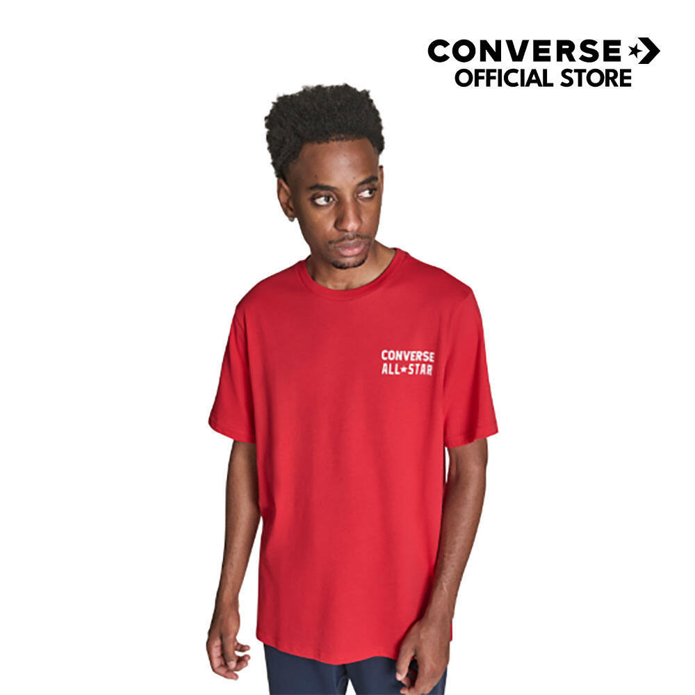 CONVERSE เสื้อ RETRO CHUCK TEE RED ผู้ชาย 132T810CM_H5REXX