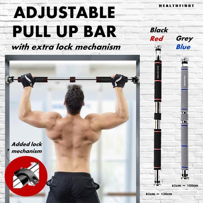 Healthfirst Pull Up Bar Pull Up Pole Chin Up พร้อมกลไกล็อค