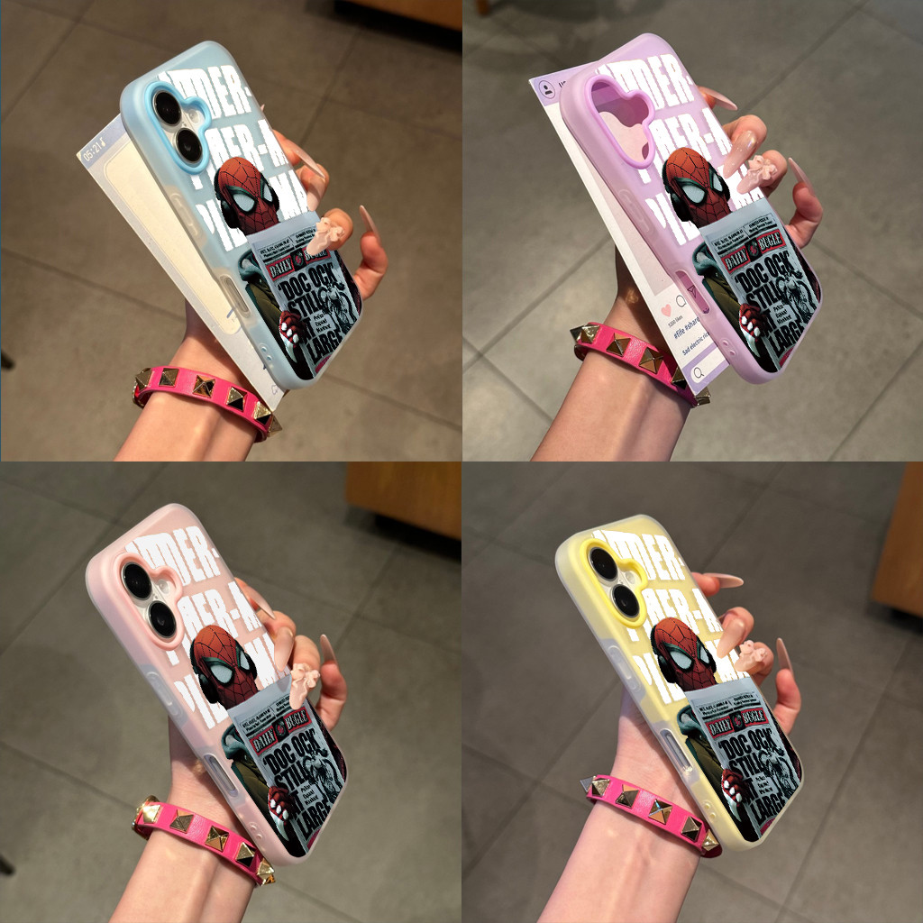 GANTUNGAN Cool [Likia Case] Spiderman Casing Hp Vivo V70 Fe V60 Lite Y05 Y11D Y500 Y19S Pro Y21D T5 