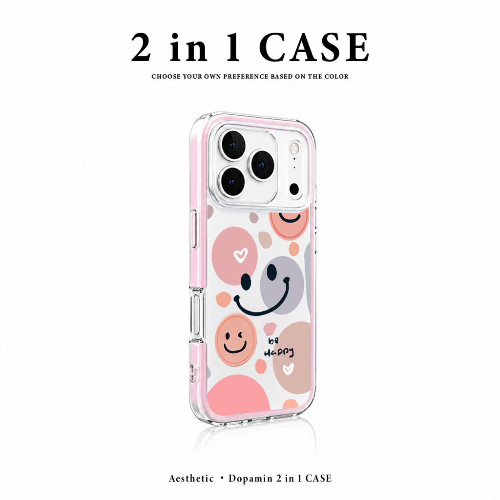 Smile Emoji [Funnypaintingcase] Case Oppo Reno 16 Pro 5G A6C 4G A5 2025 15 Pro Max A6 A6X A6S A6T A3