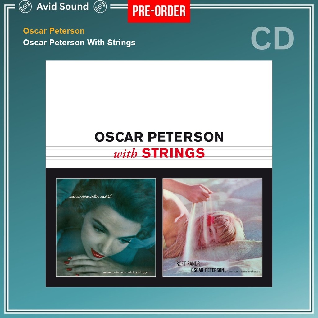 Pre-Order CD แผ่นซีดี Oscar Peterson Oscar Peterson With Strings ใหม่ ซีล Oscar Peterson CD