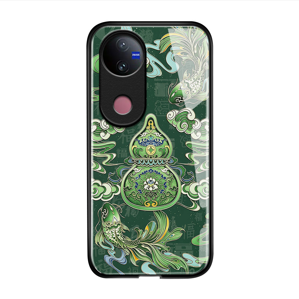 เคส For VIVO V50 5G เคสโทรศัพท์ เคสมือถือ เคสวีโว่ เคสแข็ง Phone Glass Case BLK