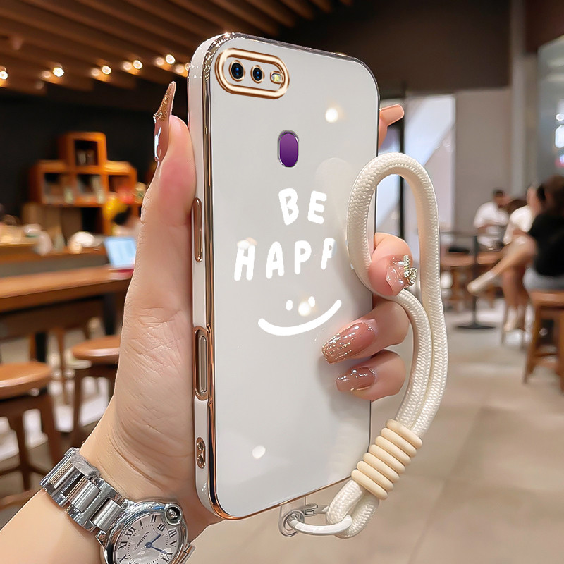 HPเคสโทรศัพท์สําหรับOPPO F9 F9 Pro F7 A7X Realme U1 Realme 2 ProกรณีSmileคําสร้างแรงบันดาลใจกรณีฟรีเ