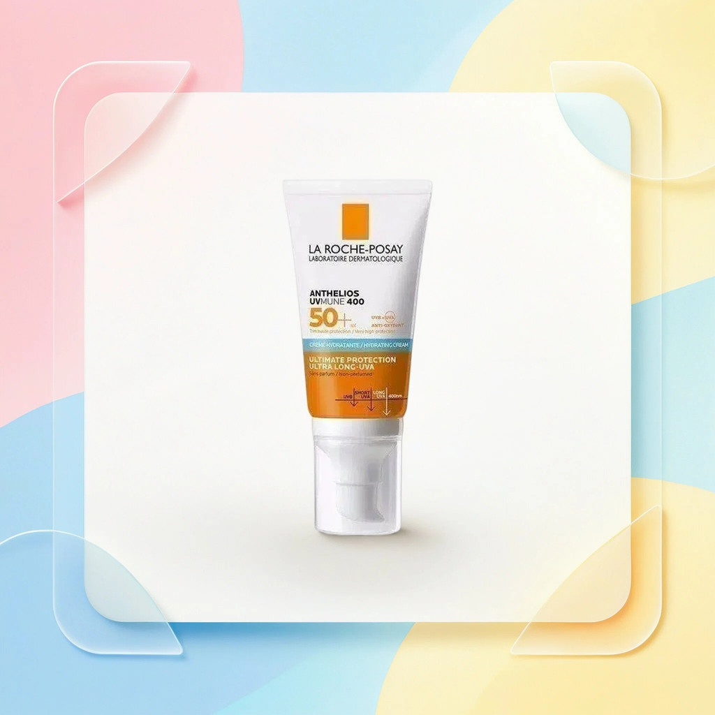 La Roche-Posay Anthelios UVMune 400 - SPF 50+ ครีมกันแดดให้ความชุ่มชื้นไร้น้ําหอมสําหรับผิวแพ้ง่าย