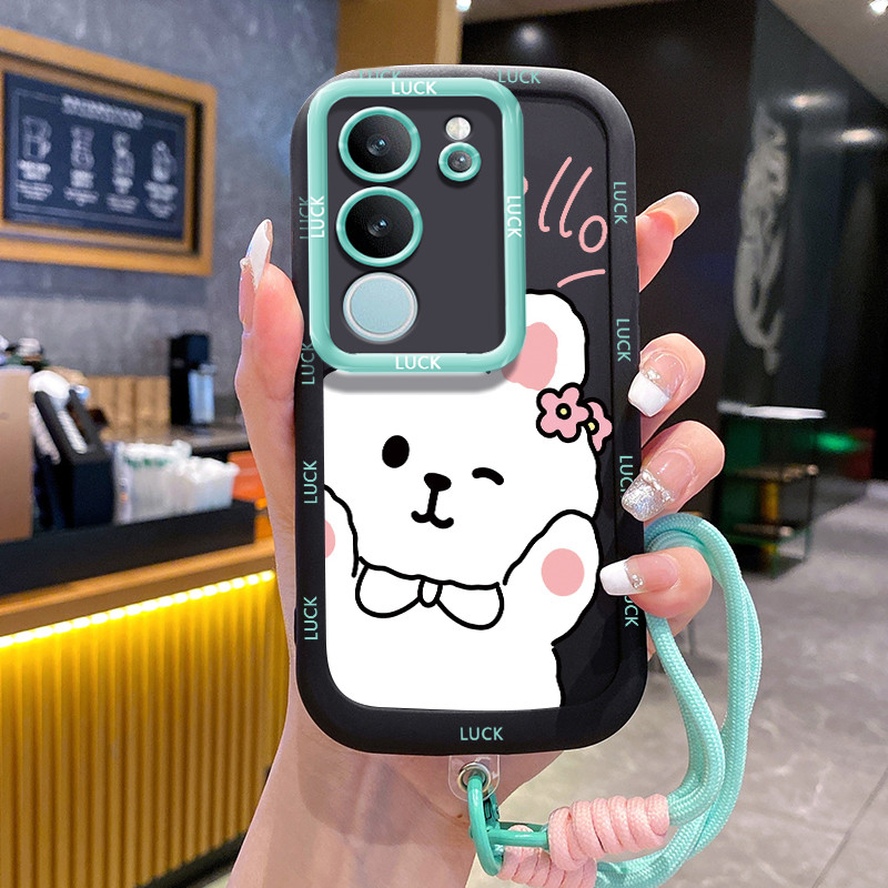 เคส VIVO V29 5G V29E 5G V29 Pro 5G พร้อมเชือกเส้นเล็กสุดน่ารัก