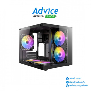ANTEC mTX CASE (เคสคอมพิวเตอร์) (NP) VCX20M RGB ELITE BLACK …