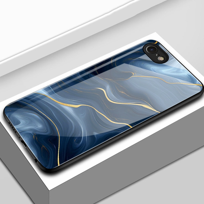 เคสสำหรับ iPhone 6 Plus 6s Plus 7 Plus 8 Plus X Xs Max Xr เคสโทรศัพท์แบบใหม่เปลือกแก้วกันกระแทก