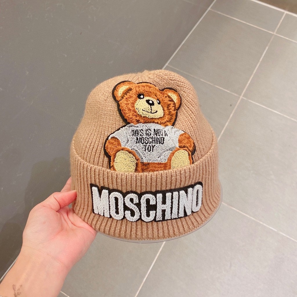 CHANEL777 หมวกถักสีน้ําเงิน CC Logo Fashion Trend Unisex