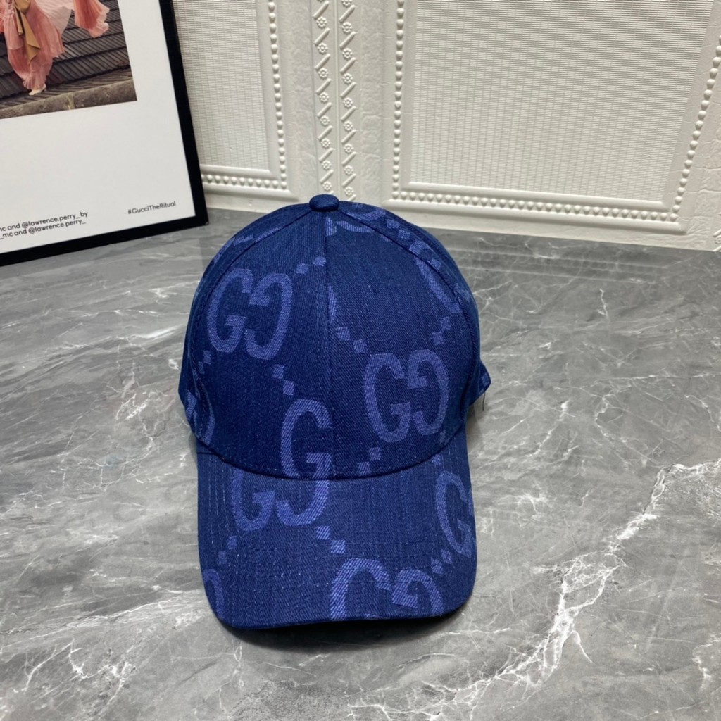 Dior999 Blue White Classic LOGO Fashion Cap