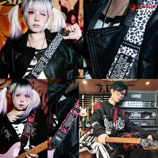 Noise Strap Punk Series สายสะพายกีต้าร์ Noise Strap Guitar Strap - เต่าแดง