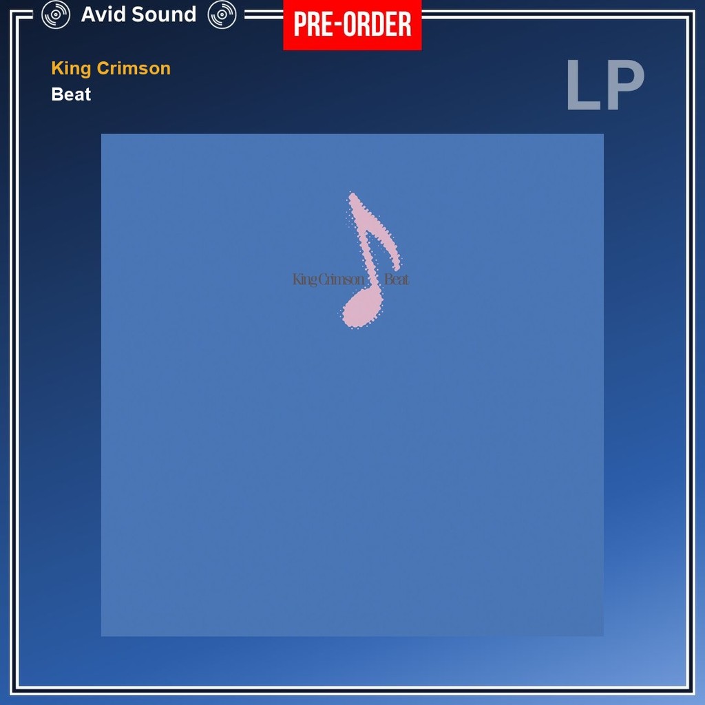 Pre-Order แผ่นเสียง King Crimson Beat ใหม่ ซีล King Crimson Vinyl LP