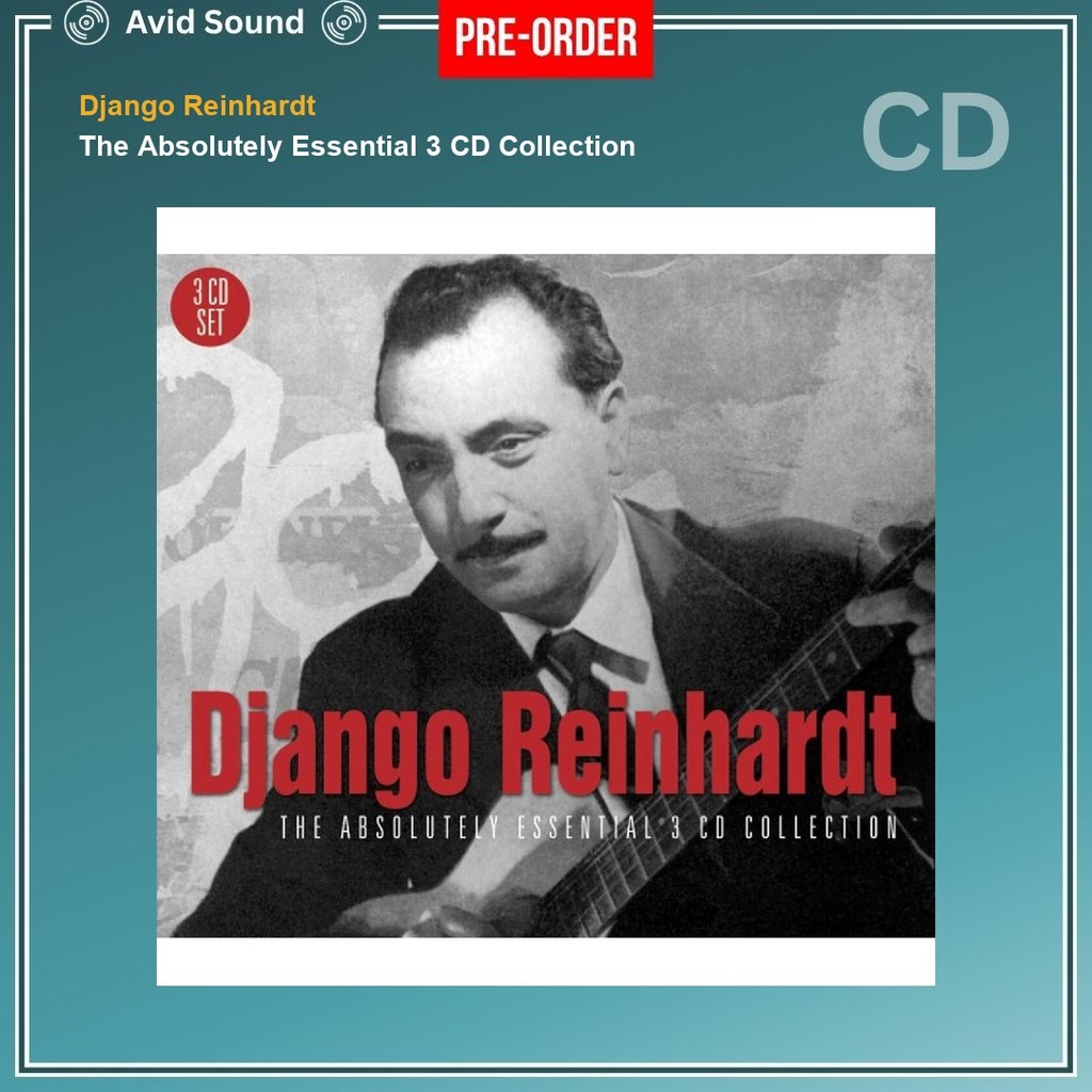 Pre-Order CD แผ่นซีดี Django Reinhardt The Absolutely Essential 3 CD Collection ใหม่ ซีล Django Rein
