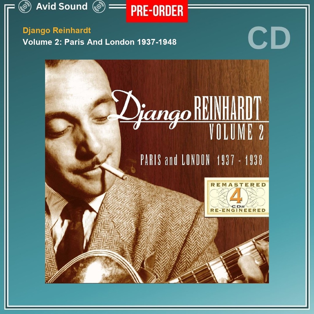 Pre-Order CD แผ่นซีดี Django Reinhardt Volume 2: Paris And London 1937-1948 ใหม่ ซีล Django Reinhard