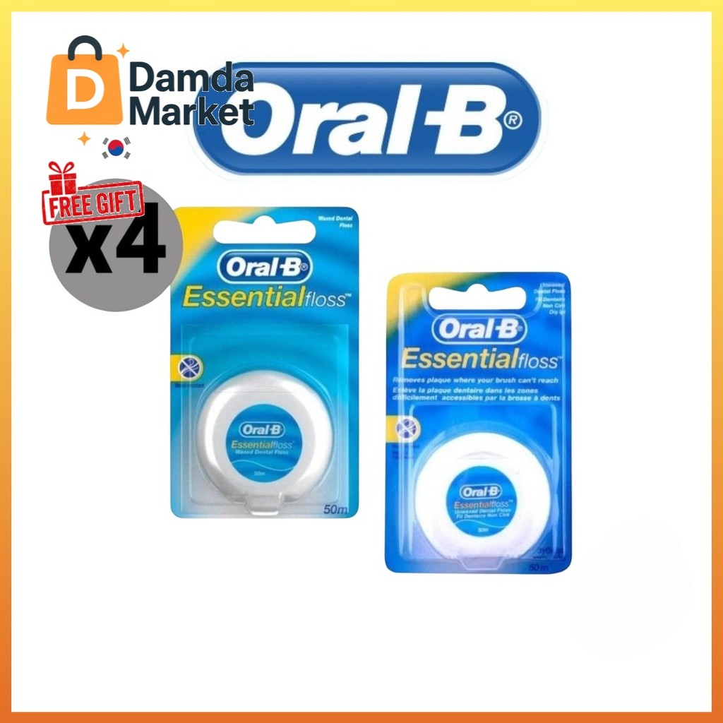 Oral-B Dental Floss Essential Floss Mint Waxed/Unwaxed 50ml