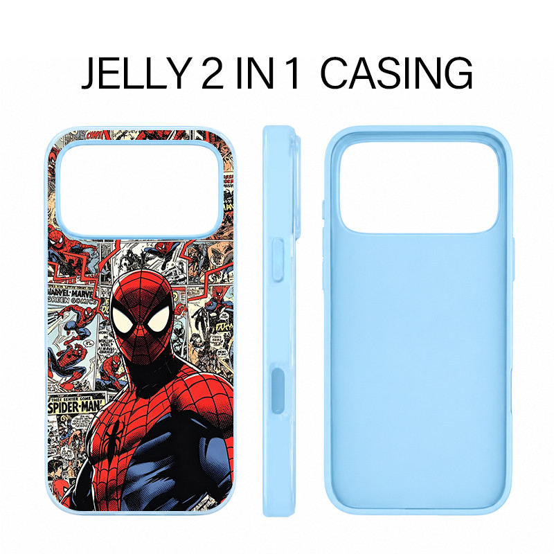 HP Cool [Shop Blouse] Spiderman Case Poco F7 X8 Pro Max M7 Plus C71 C75 Xiaomi 17T Pro 15T C81 Pro C