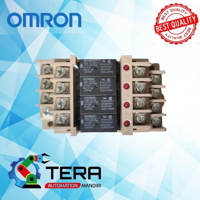 G6B-4BND รีเลย์แม่เหล็กไฟฟ้า DC 24V รีเลย์เทอร์มินัลขนาดกะทัดรัดพร้อม 4