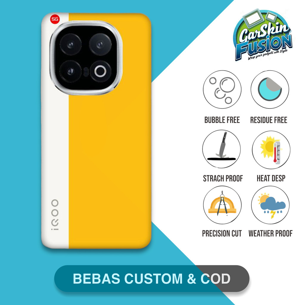 Garskin Skin IQOO 13 focus pro เคสป้องกันรอยขีดข่วน | By Fusion Code - g4Q