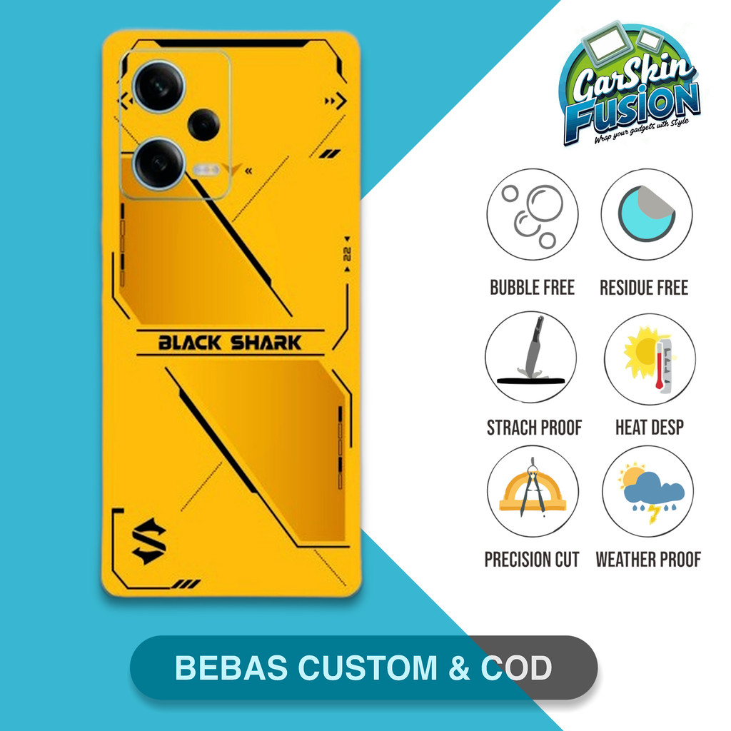 Garskin Skin Redmi Note 12 Pro 5G BS 5 RS เคสป้องกันรอยขีดข่วน | By Fusion Code - Qr2