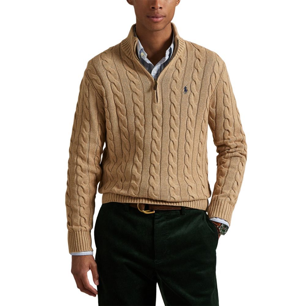 Polo Ralph Lauren เสื้อสเวตเตอร์ผู้ชาย รุ่น MNPOSWE16820593 สีน้ำตาล — صورة 2