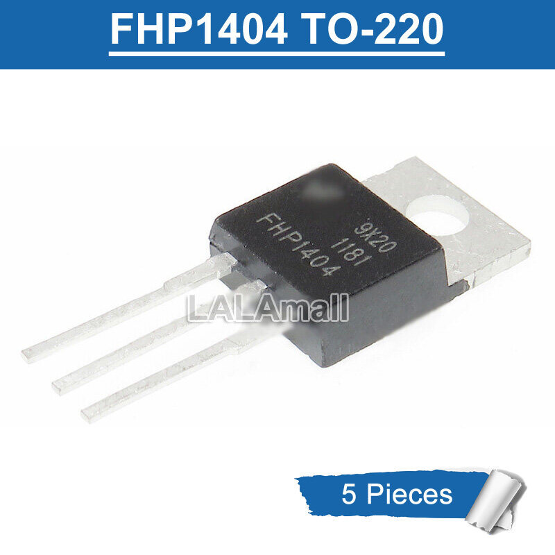 5pcs FHP1404 TO-220 FHP 1404 TO220 162A/40V MOSFET ทรานซิสเตอร์ใหม่ IC