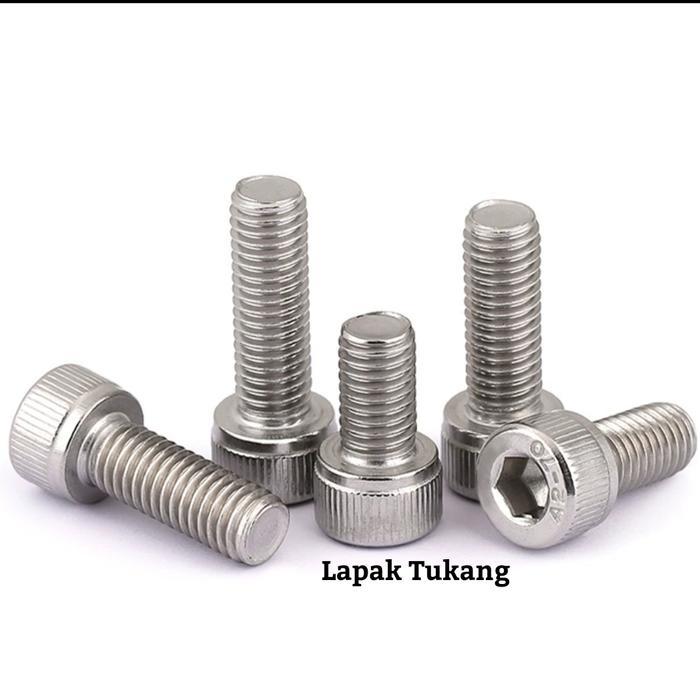 Vcju- 100 ชิ้น L Hex Sus สลักเกลียว M2X3 M2X4 M2X5 M2X6 M2X7 M2X8 M2X10 M2X12 M2X14 M2X16 M2X20X