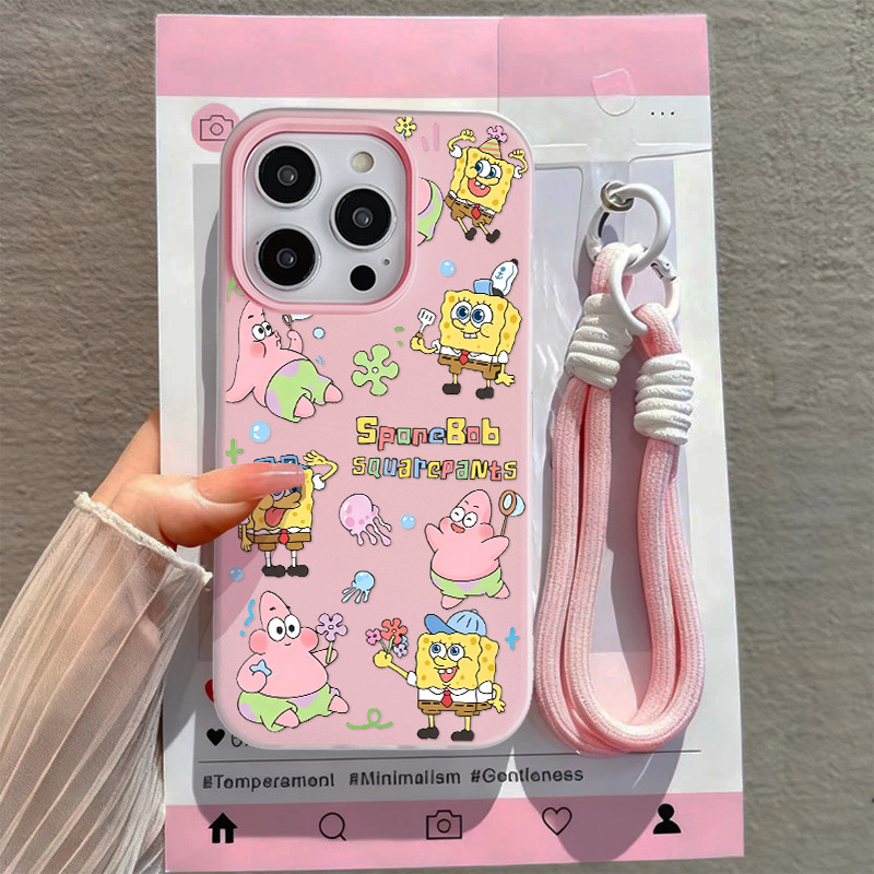 GANTUNGAN HP [Tong_O] การ์ตูน Spongebob Case Poco F7 X8 Pro Max C75 C65 C85 C71 C81 Pro M7 Plus Xiao