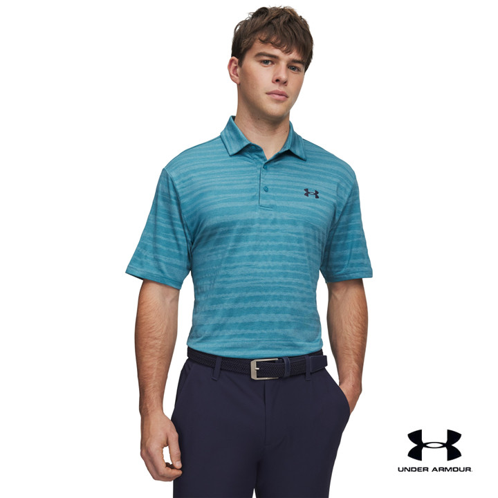 Under Armour เสื้อโปโลสำหรับผู้ชาย UA Playoff Jacquard