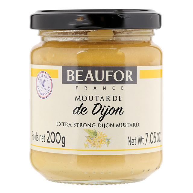 👒 โบฟอร์สตรองดิจองมัสตาร์ด 200กรัม 🎡 SKU 3077310532221 🛶 Beaufor de Dijon Extra Strong Dijon Mustard