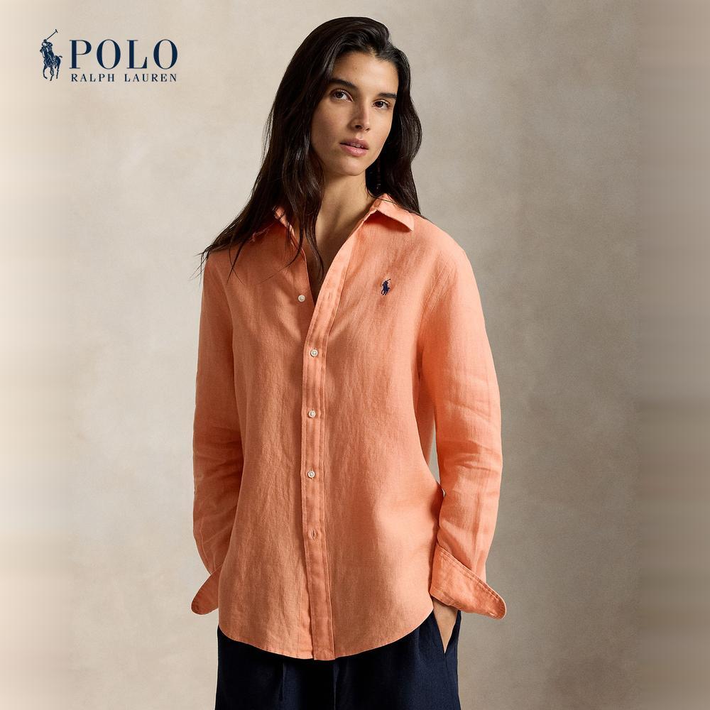 Polo Ralph Lauren เสื้อเชิ้ตผู้หญิง รุ่น WMPOSHTNDO21253 สีส้ม