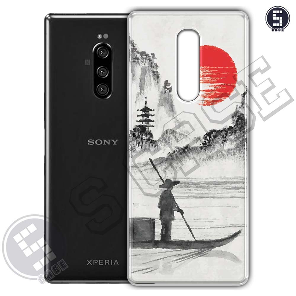 เคสสําหรับ Sony Xperia 1, Sony Xz4 ปกอ่อนพร้อมขอบด้านในหลายรุ่น SLC24 ภาพวาดหมึก