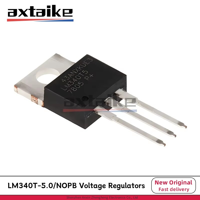 10PCS LM340T-5.0/NOPB TO-220 LM340T5 7805 LM7805 L7805CV LM7805CT LM340 DIP 1.5A 5V แรงดันไฟฟ้าคงที่