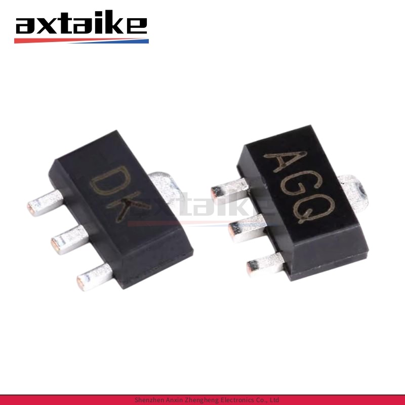 100PCS 2SC4672 DKR 2SA1797 AG AGQ SOT-89 2SC4672T100Q 2SA1797T100Q 2SC4672R SMD 3A 50V 2W PNP NPN ทร