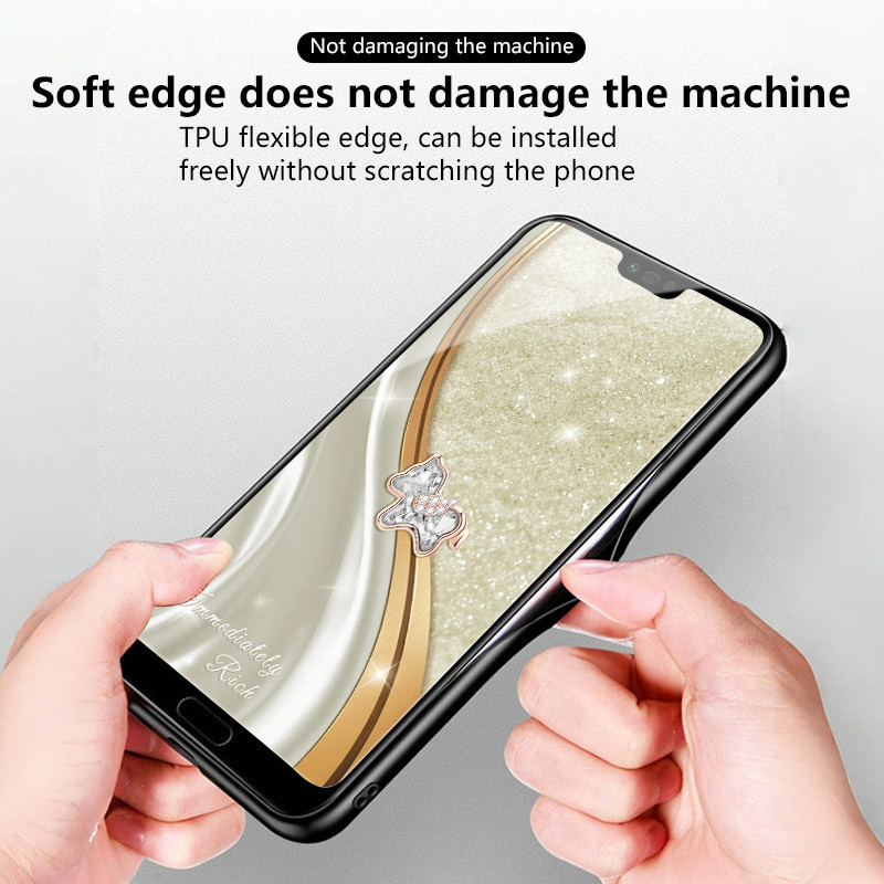 เคสสำหรับ VIVO Y17s Y36i 5G Y28 5G G2 5G เคสโทรศัพท์ม้าเล็กเปลือกแก้วกันกระแทก - รูปที่ 6