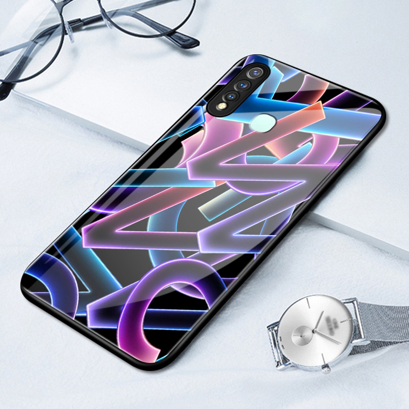เคสสำหรับ VIVO Y19 Y5s เคสโทรศัพท์มีสีสันตัวอักษรแบบใหม่เปลือกแก้วกันกระแทก ราคา ถูกที่สุด ดีลบีเคเค แกลเลอรีภาพที่ 2
