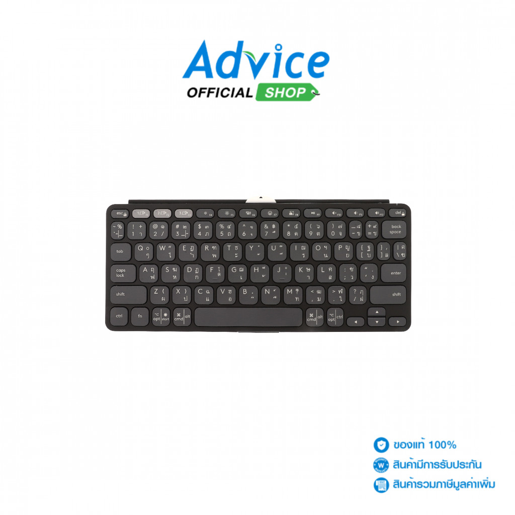 LOGITECH KEYBOARD WIRELESS KEYS-TO GO 2 ULTRA SLIM GRAPHITE (BLUETOOTH) - A0165750