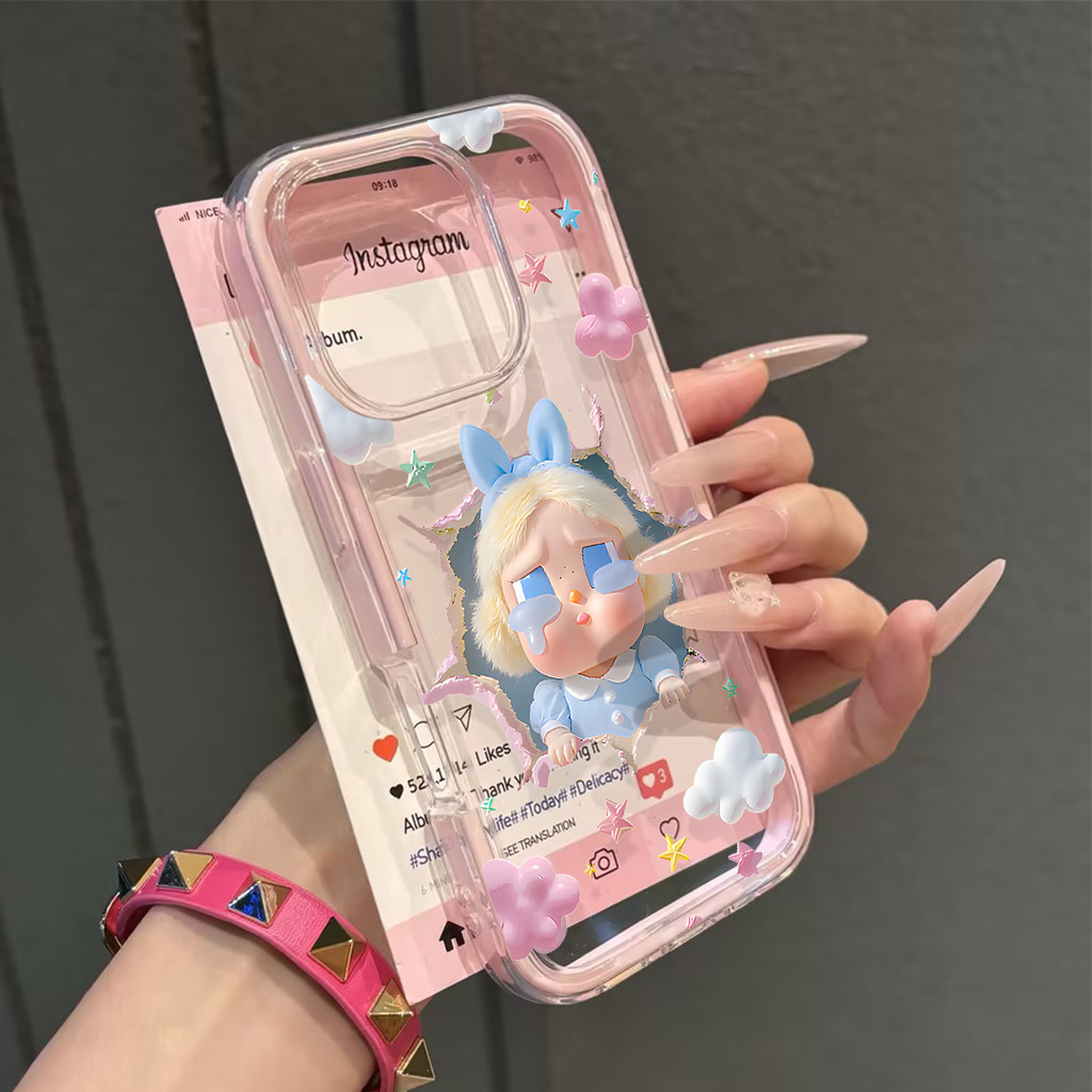 [ร้านค้าเสื้อ] Cry Baby Casing Oppo 16F Reno 16 Pro 5G A6C 4G A6 A6X Reno 15 5G 15F 15 Pro Max A3 14